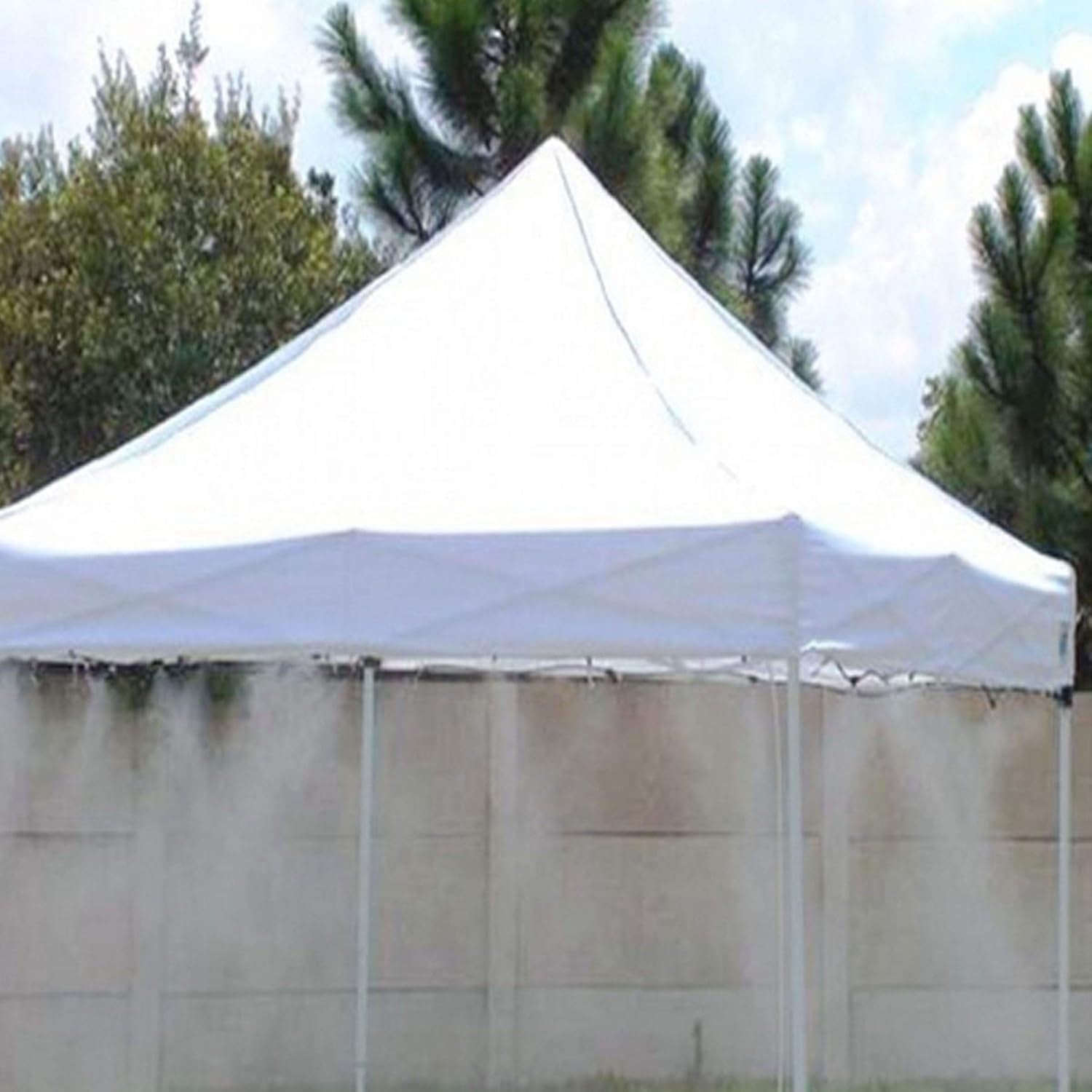 Tent Misting System - Misting Tent- Tent with Mister - for Sports Events, Company Outdoor Events, for Backyard Parties, for All Outdoor Events (White - 10' X 10' Tent)