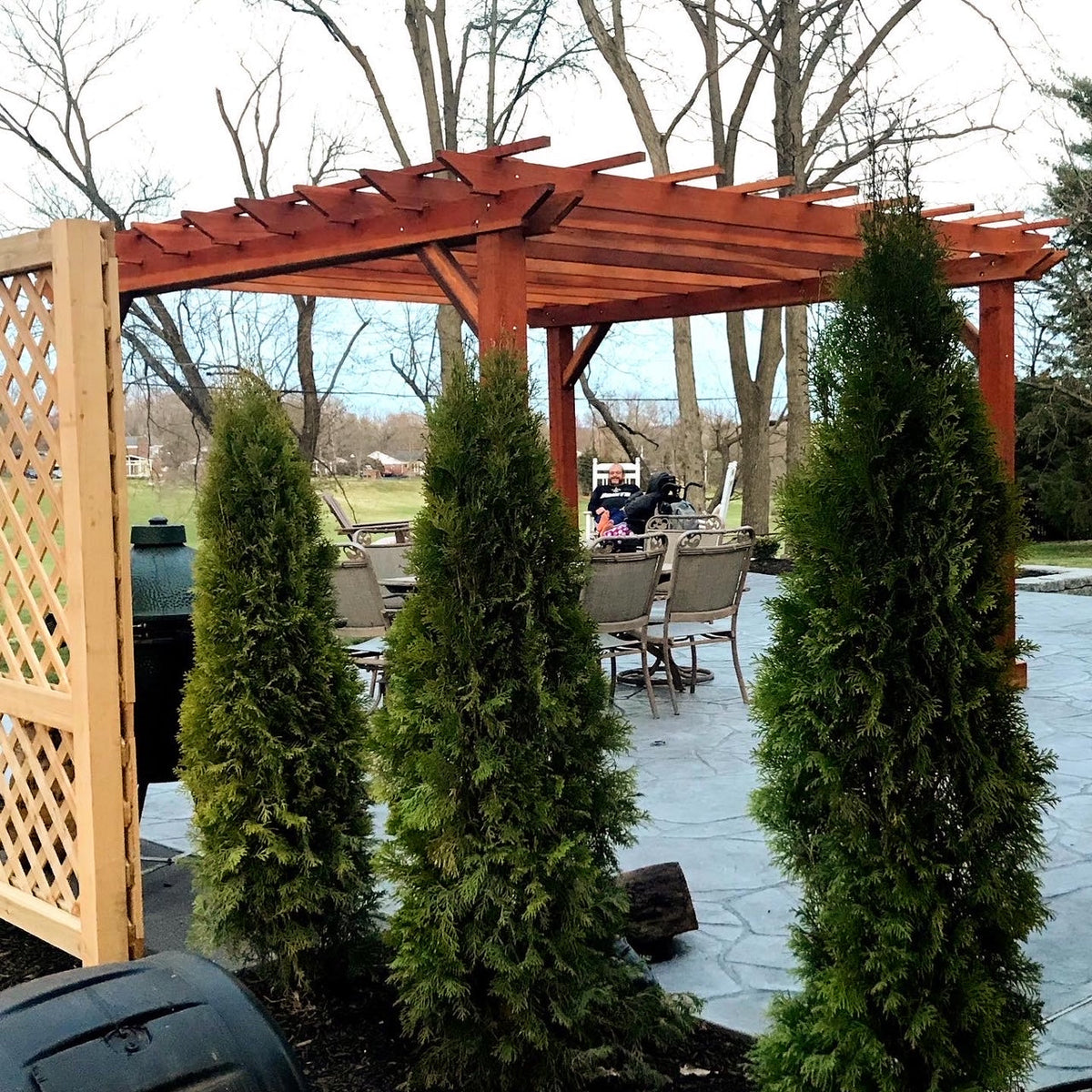 Best Redwood Outdoor Super Deck Redwood Pergola