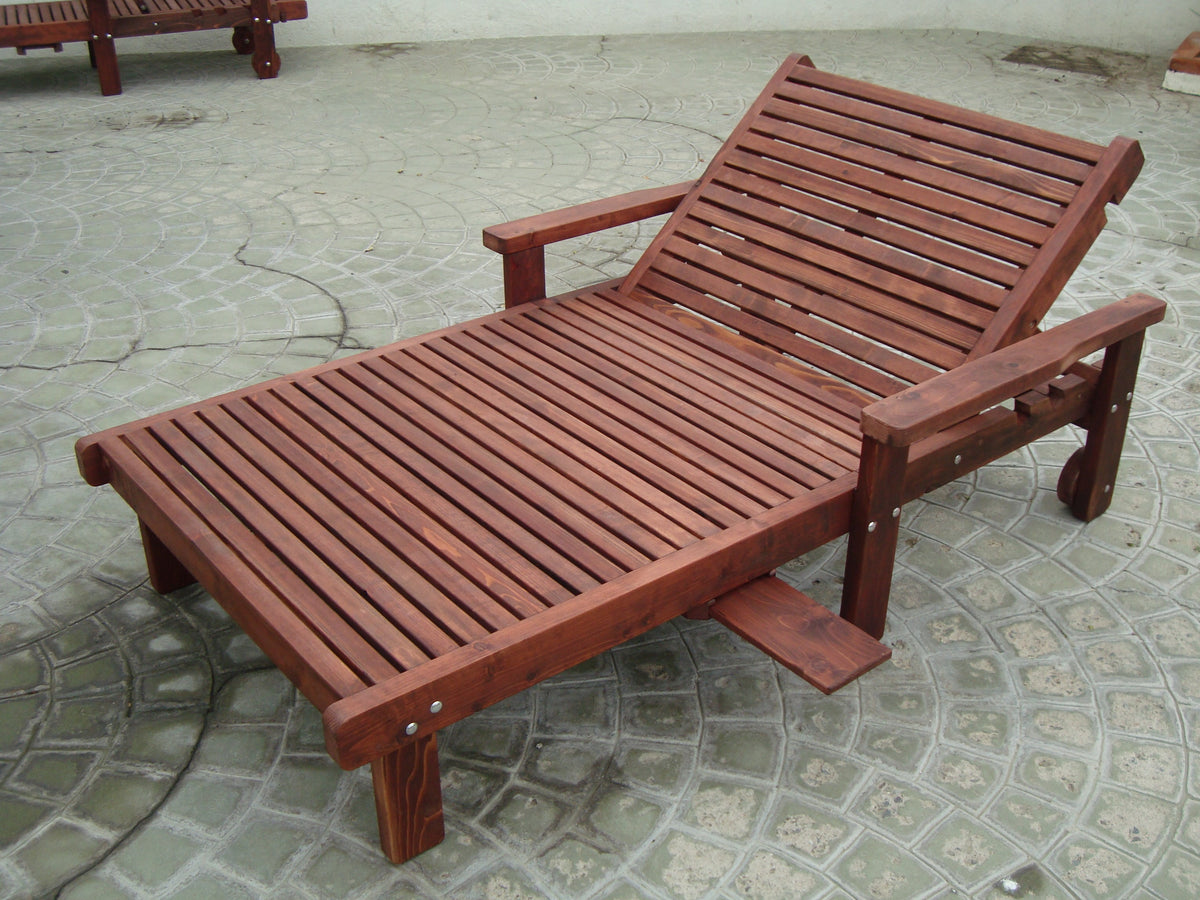 Best Redwood Sun Redwood Chaise Lounge