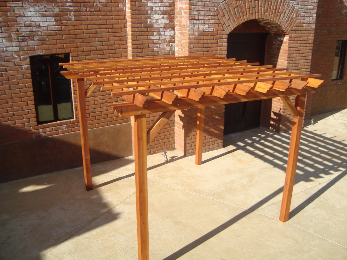 Best Redwood Outdoor Super Deck Redwood Pergola