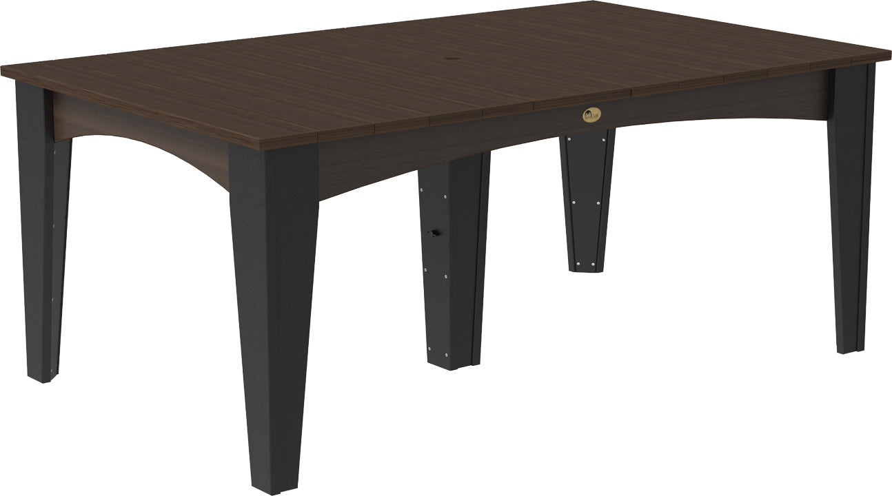 LuxCraft 44″ × 72″ Island Dining Table Set