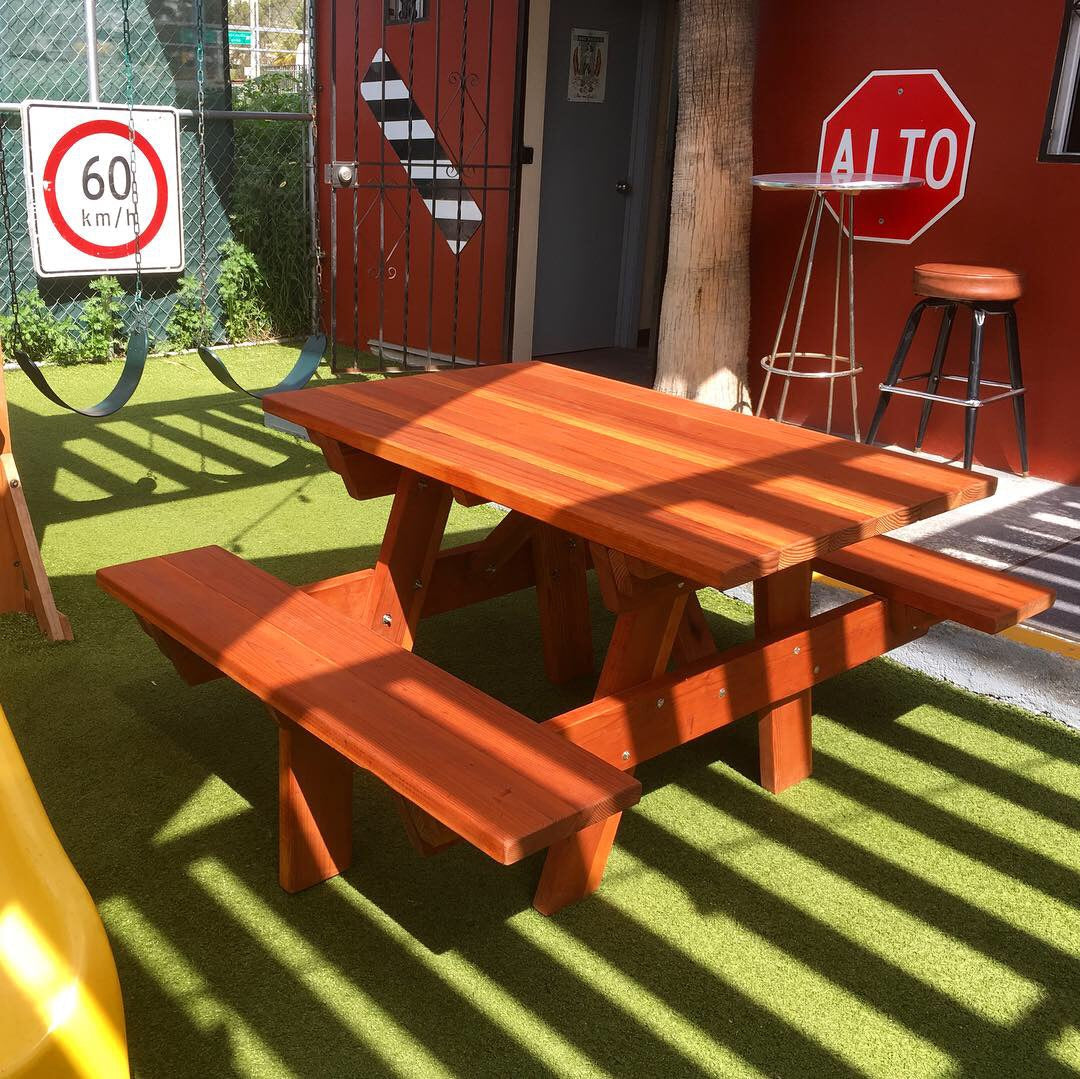 Best Redwood Outdoor Kids Redwood Picnic Table