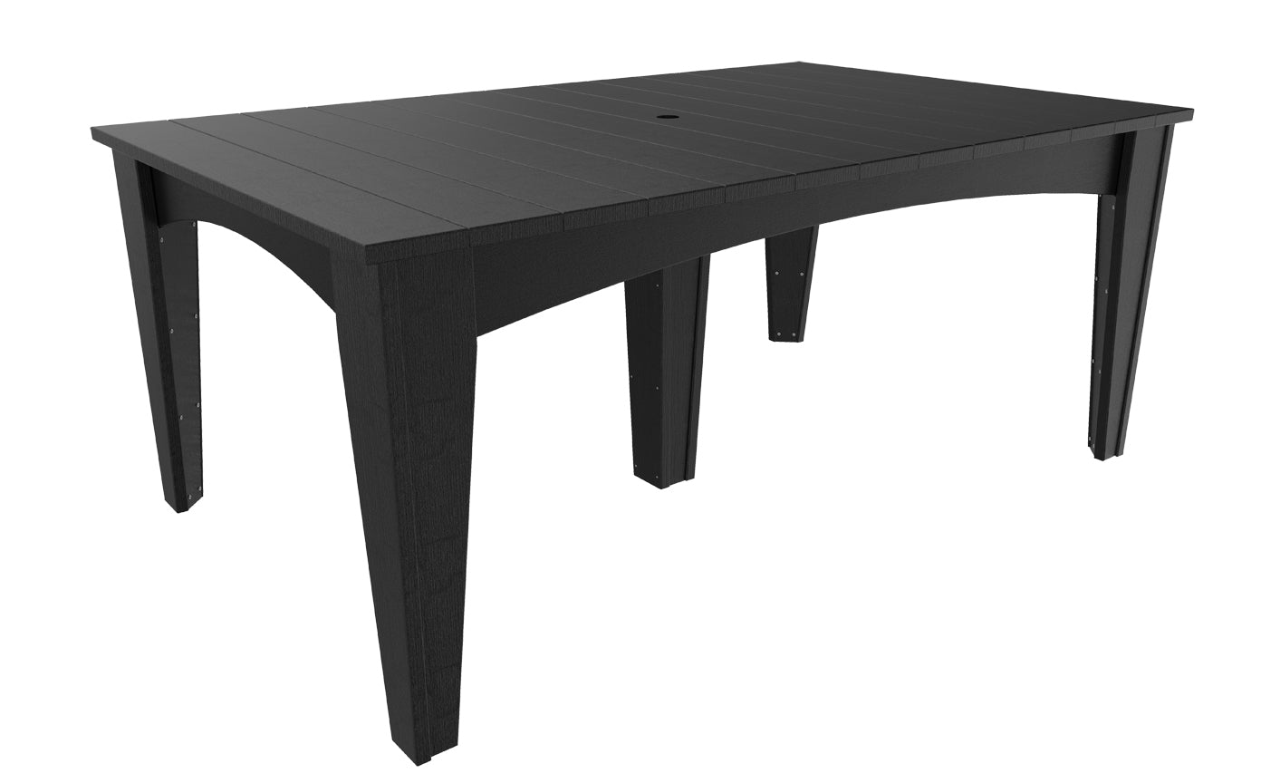 LuxCraft 44″ × 72″ Island Dining Table Set