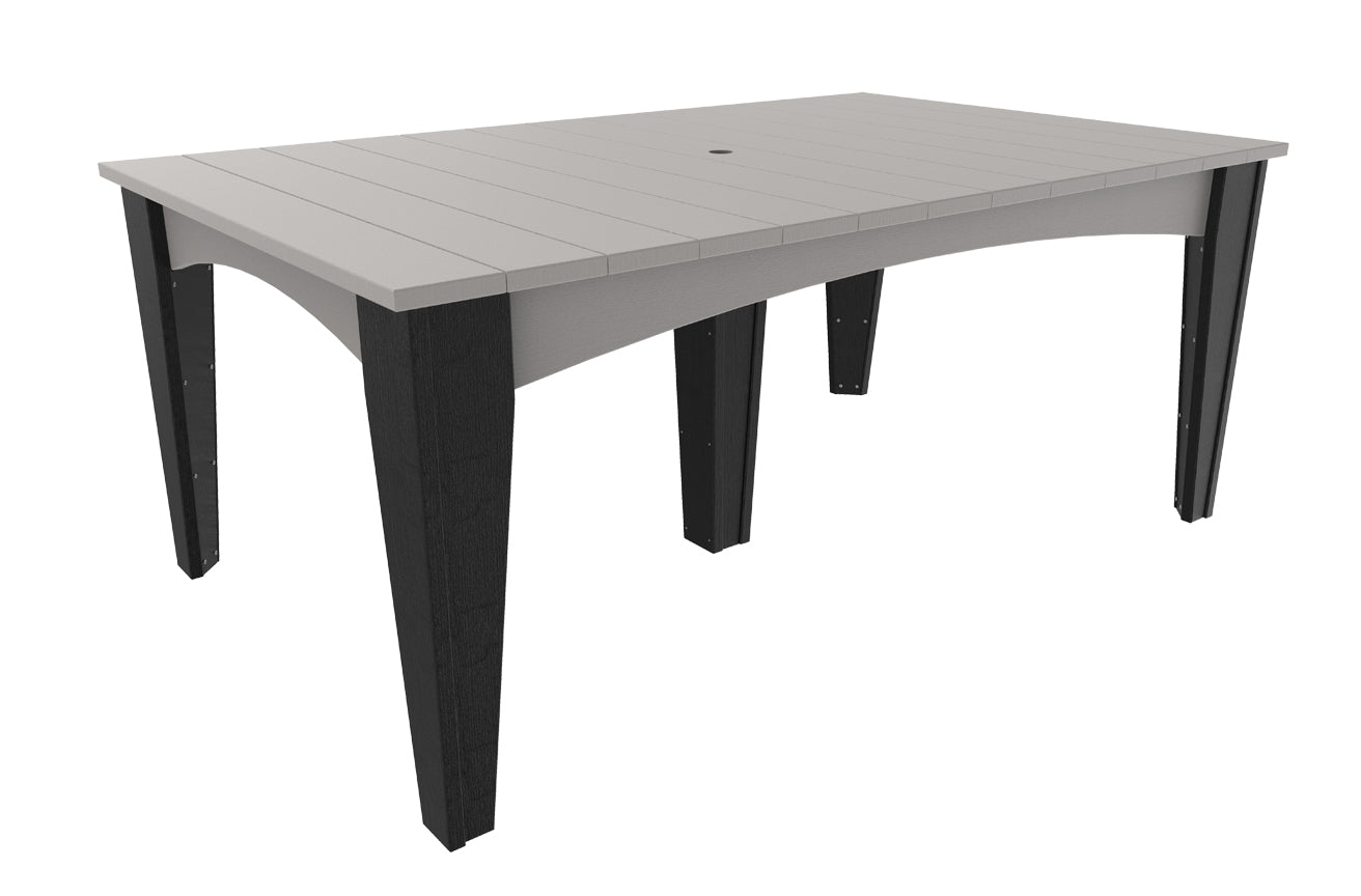 LuxCraft 44″ × 72″ Island Dining Table Set