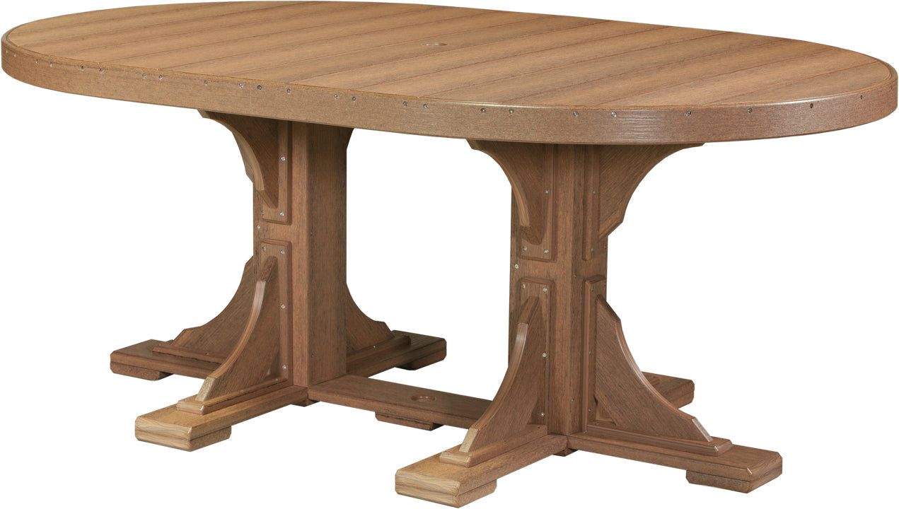 LuxCraft Deluxe Poly 4′ × 6′ Oval Table Set 3