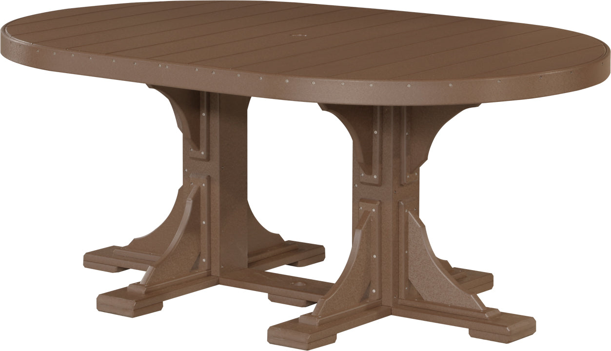 LuxCraft Deluxe Poly 4′ × 6′ Oval Table Set 3