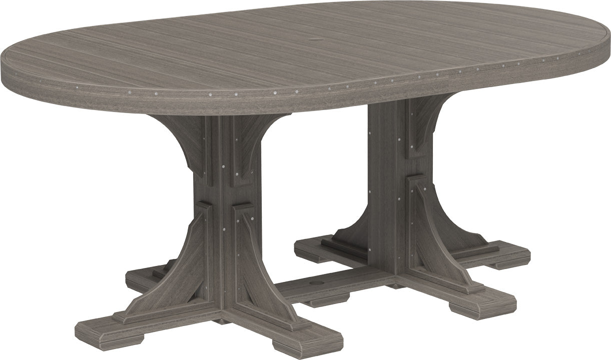 LuxCraft Deluxe Poly 4′ × 6′ Oval Table Set 3
