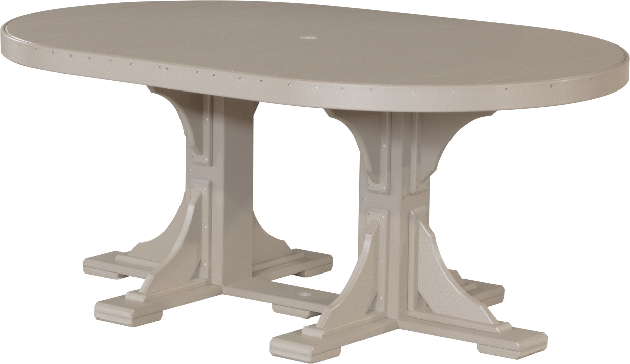 LuxCraft Deluxe Poly 4′ × 6′ Oval Table Set 3