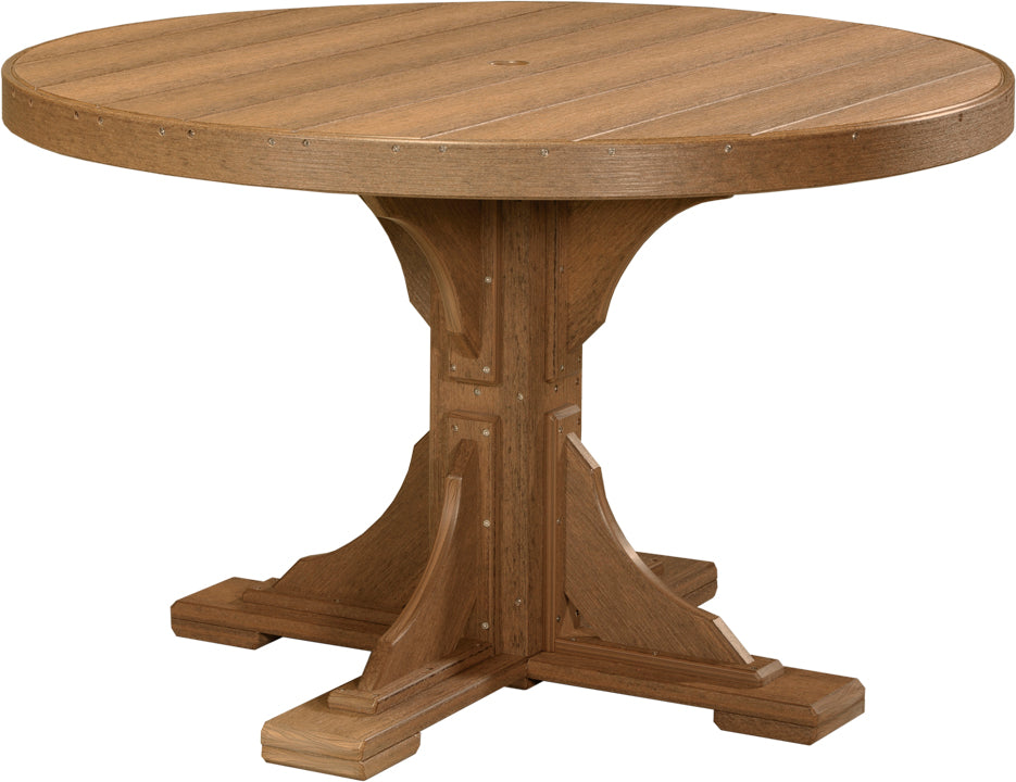 LuxCraft Deluxe Poly 48″ Round Table Set 2