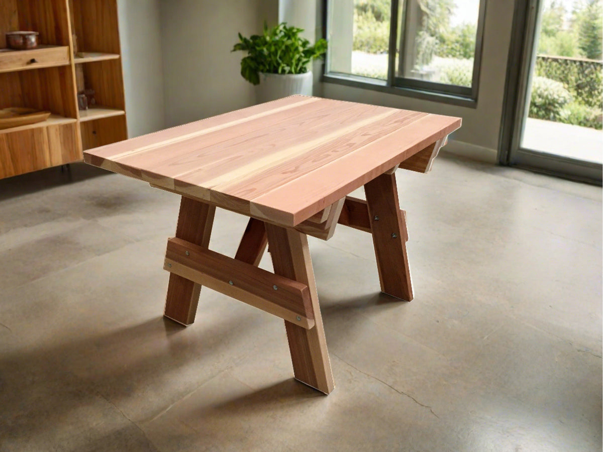 Best Redwood Outdoor Kids Redwood Picnic Table