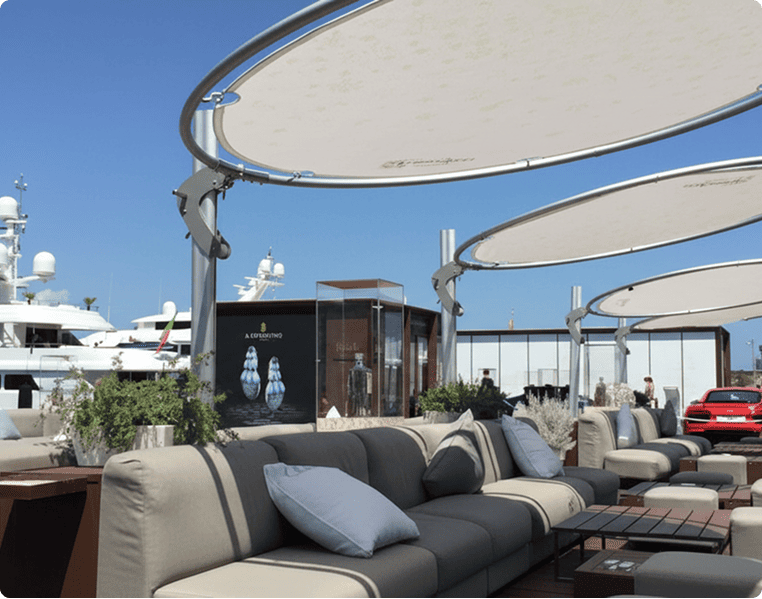 BreezeTech SunSeekers Double Shade | Stainless - TMS