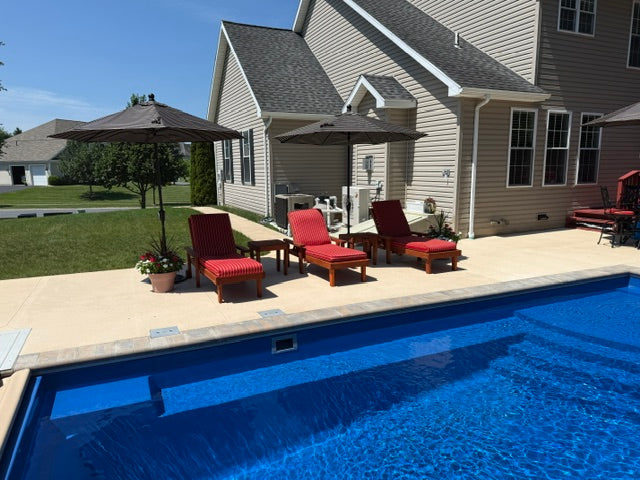 Best Redwood Summer Redwood Chaise Lounge