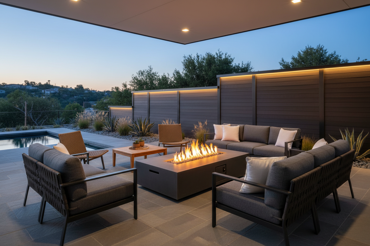 Slideshow 2 - Evening Fire Feature Scene
