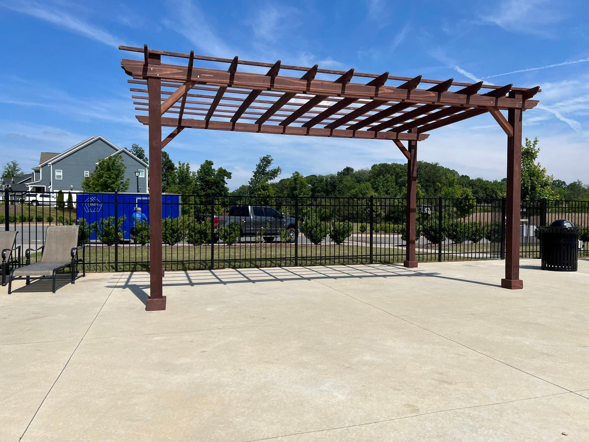 Best Redwood Outdoor Super Deck Redwood Pergola