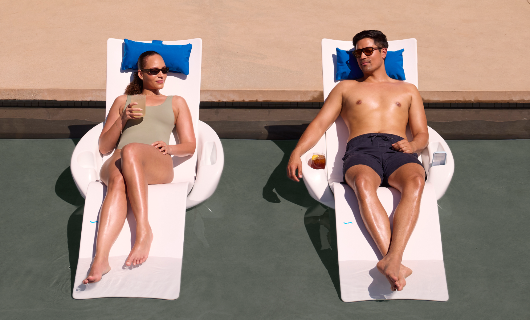 Ledge Lounger Autograph Chaise Armrest Console - 2 Pack