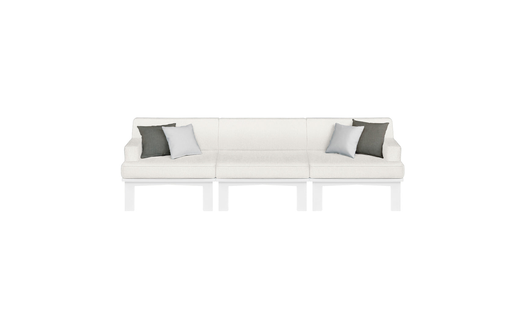 Ledge Lounger Mainstay Sectional 3-Piece Sofa