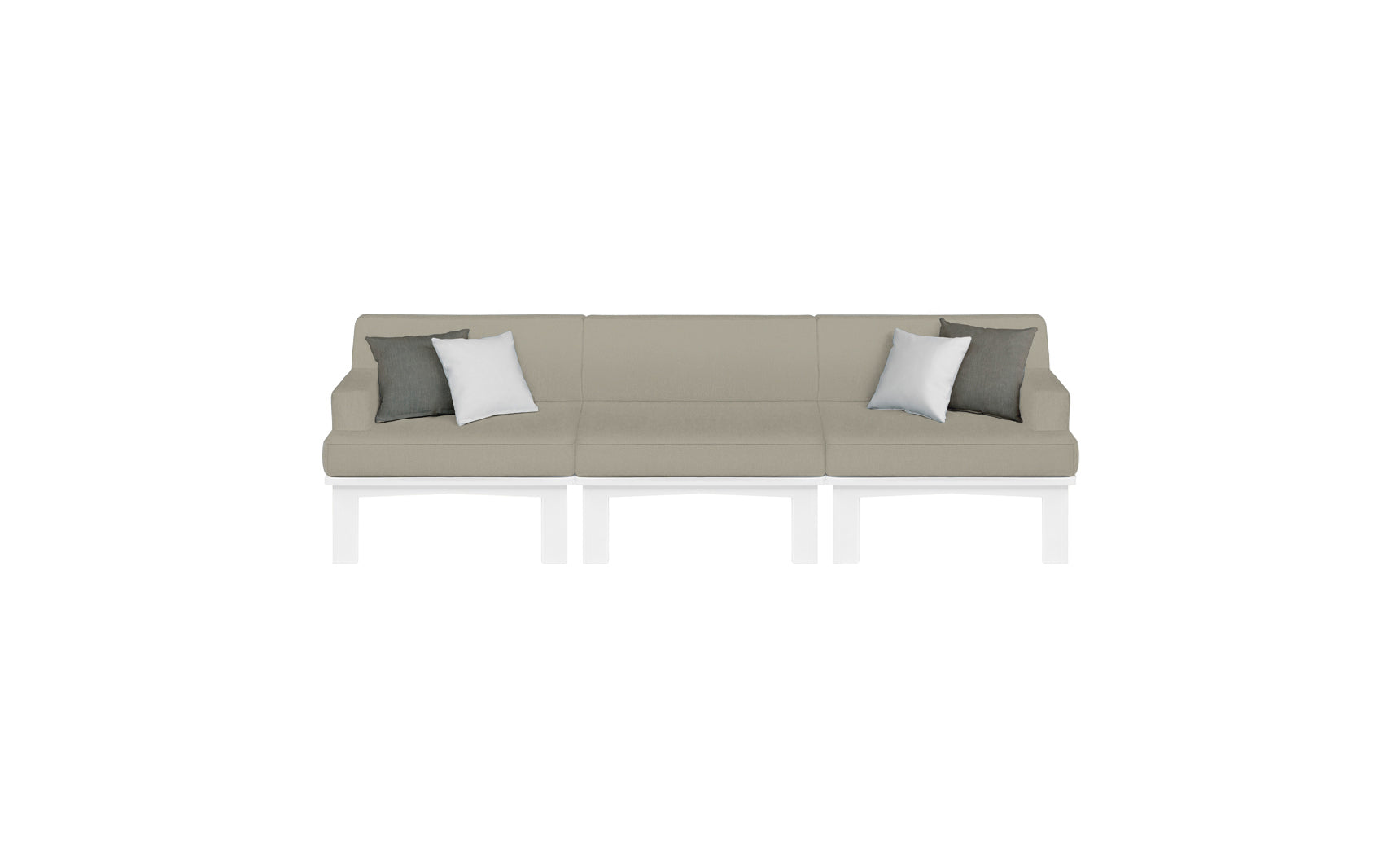 Ledge Lounger Mainstay Sectional 3-Piece Sofa