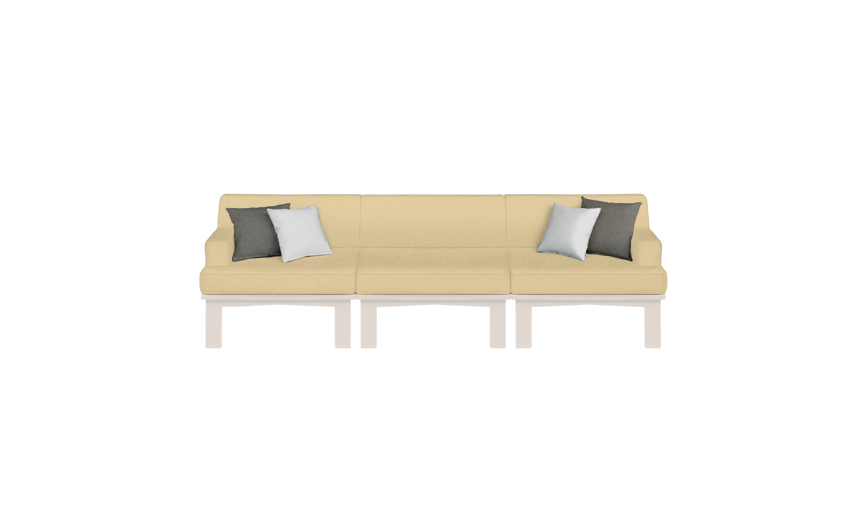 Ledge Lounger Mainstay Sectional 3-Piece Sofa