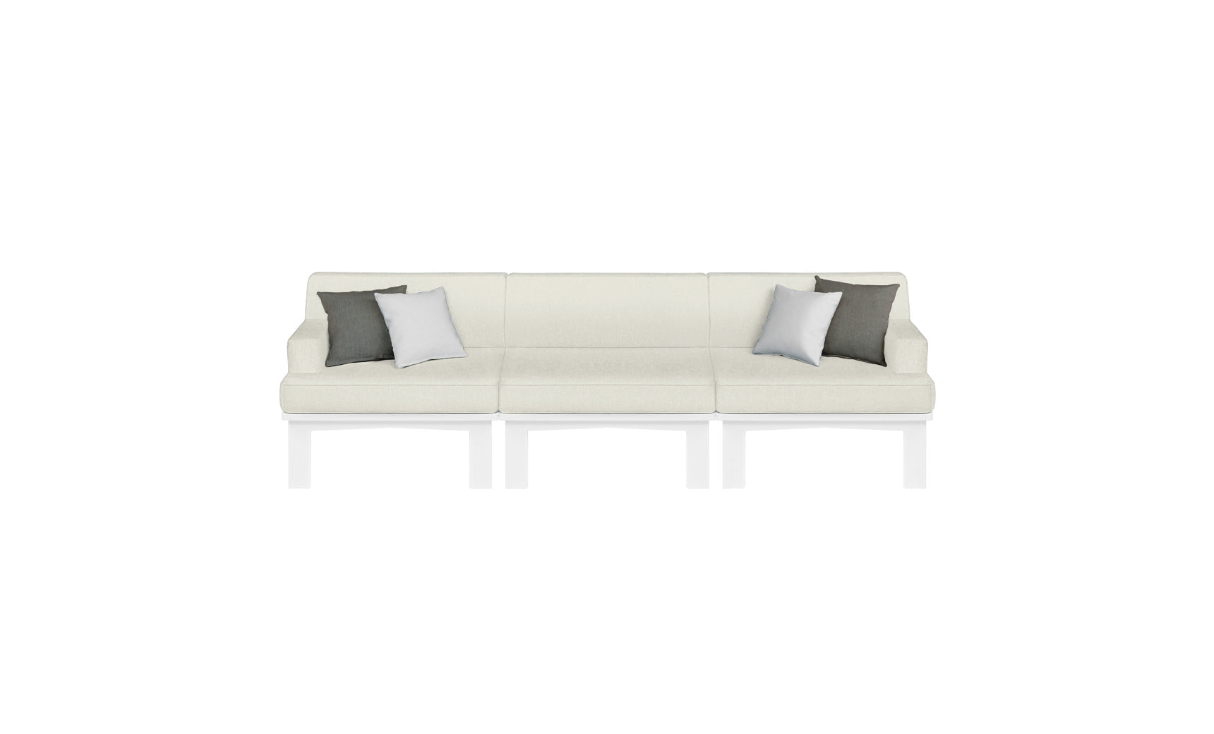 Ledge Lounger Mainstay Sectional 3-Piece Sofa
