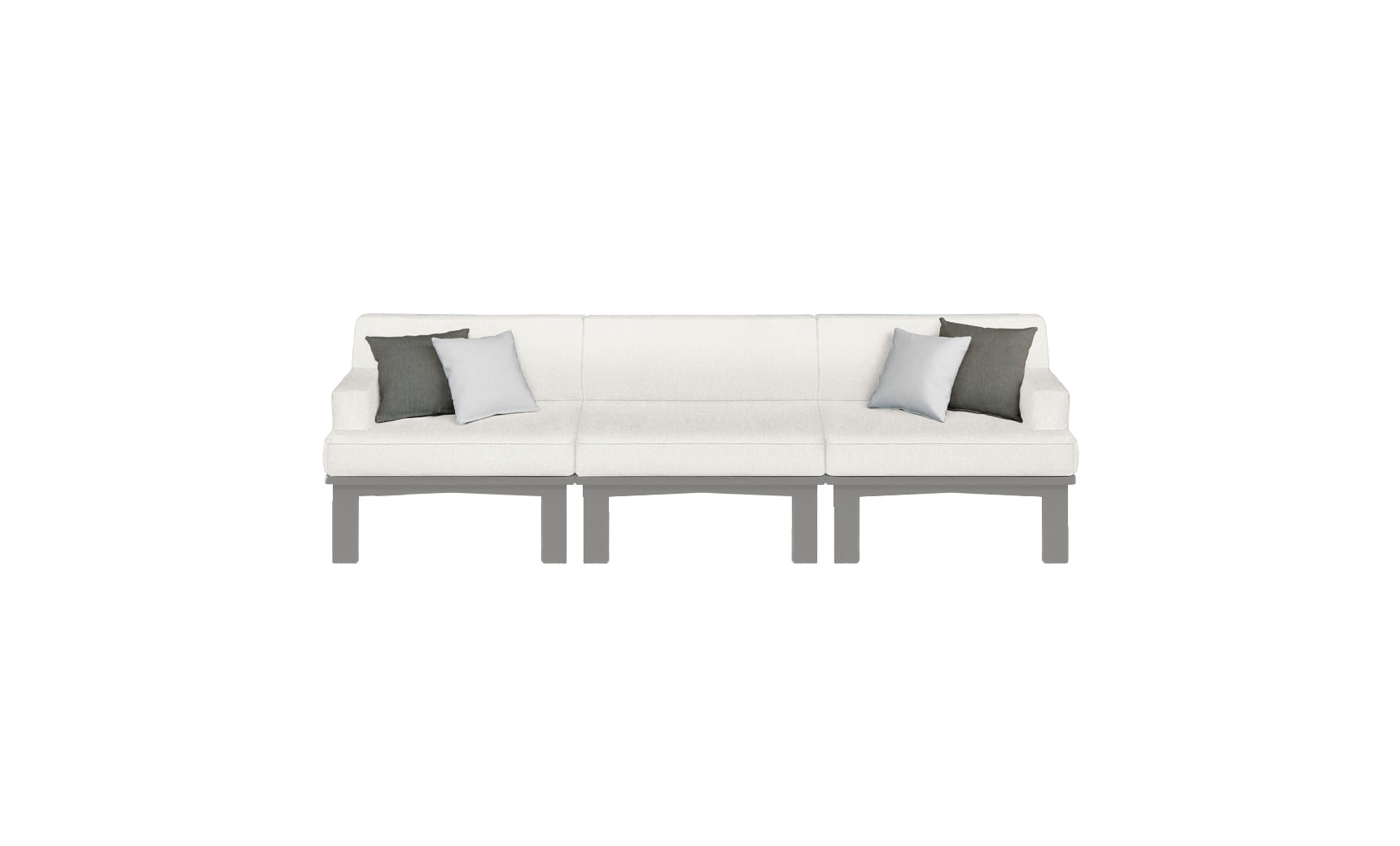 Ledge Lounger Mainstay Sectional 3-Piece Sofa