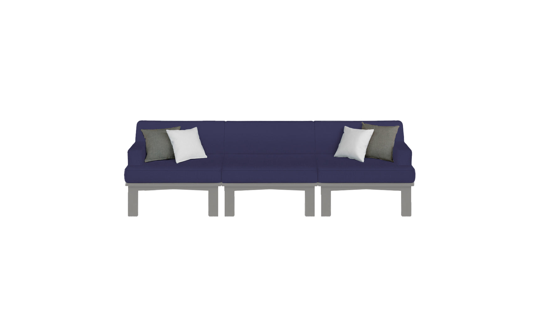 Ledge Lounger Mainstay Sectional 3-Piece Sofa