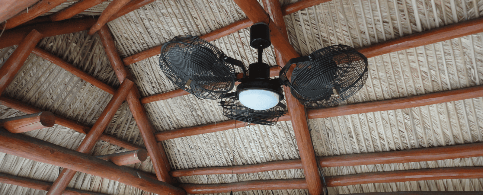 BreezeTech HydroTri Series | 14″ Misting Ceiling Fans (3-Pack Bundle) with Integrated Light Kit
