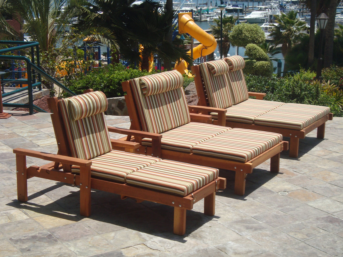 Best Redwood Sun Redwood Chaise Lounge