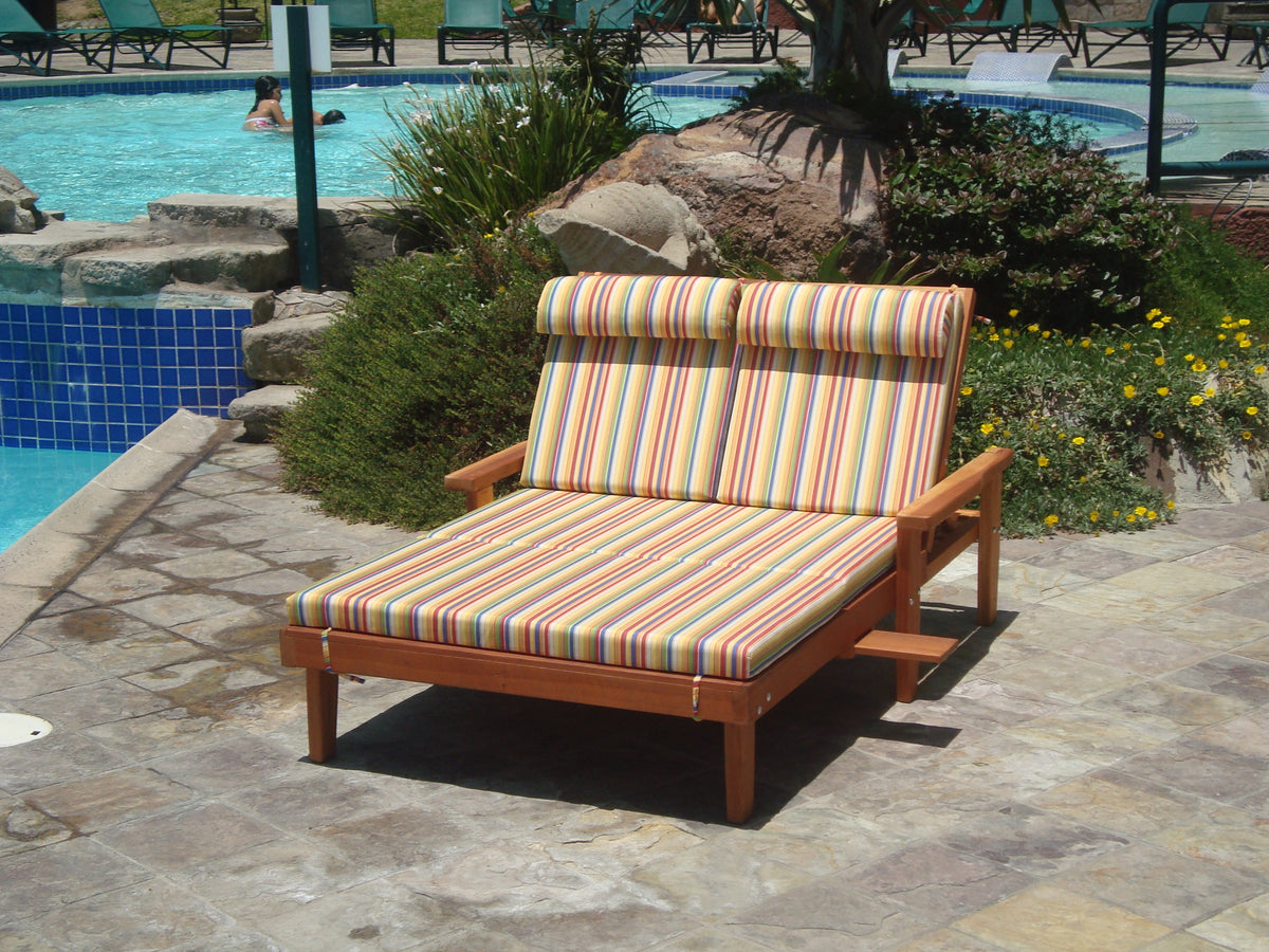 Best Redwood Summer Redwood Chaise Lounge