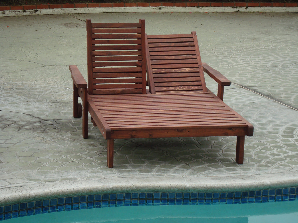 Best Redwood Sun Redwood Chaise Lounge