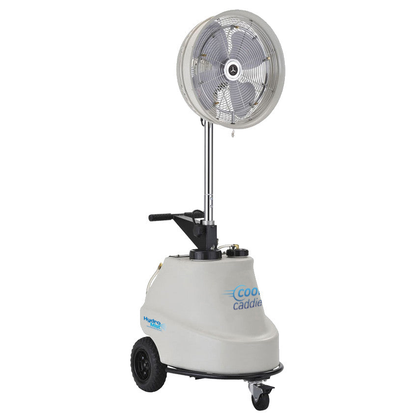 HydroMist USA Cool Caddie Self-Contained 16-Gal Portable 1000 PSI Misting Fan