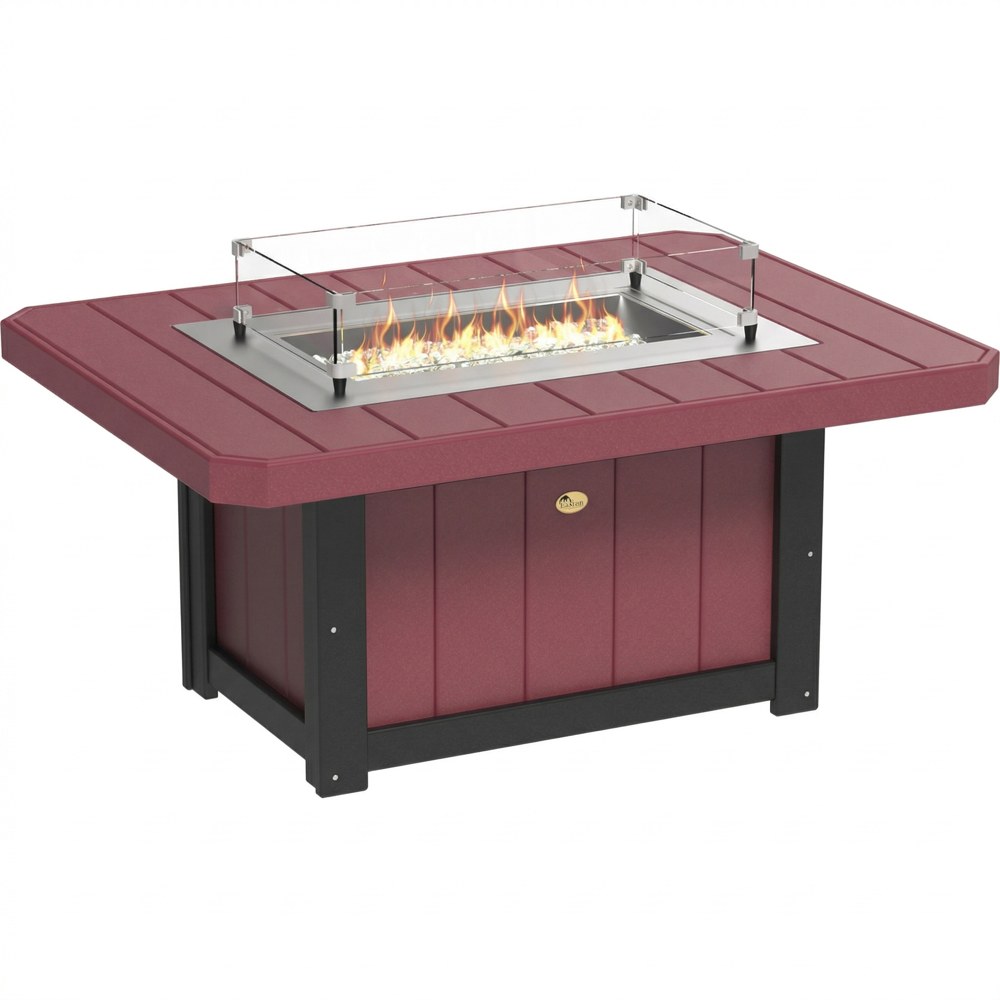 LuxCraft Lumin Fire Pit 51″ Rectangular