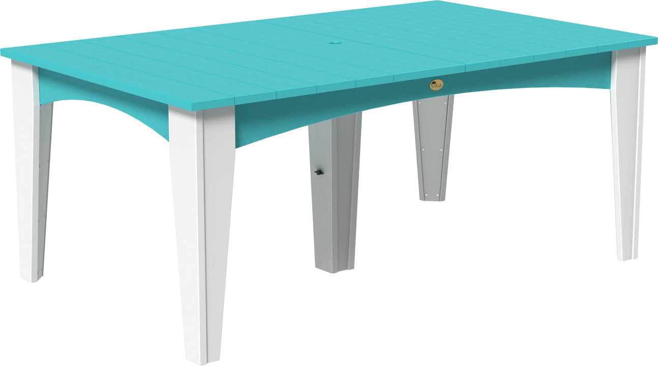 LuxCraft 44″ × 72″ Island Dining Table Set