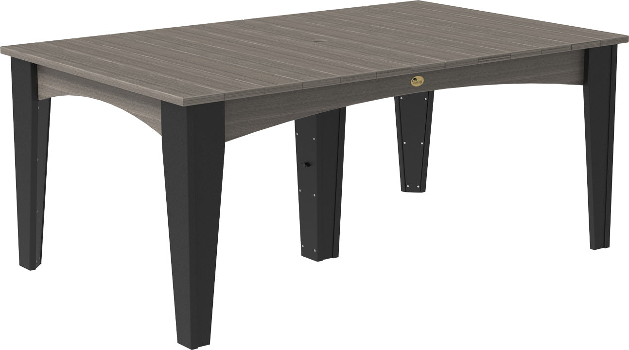 LuxCraft 44″ × 72″ Island Dining Table Set