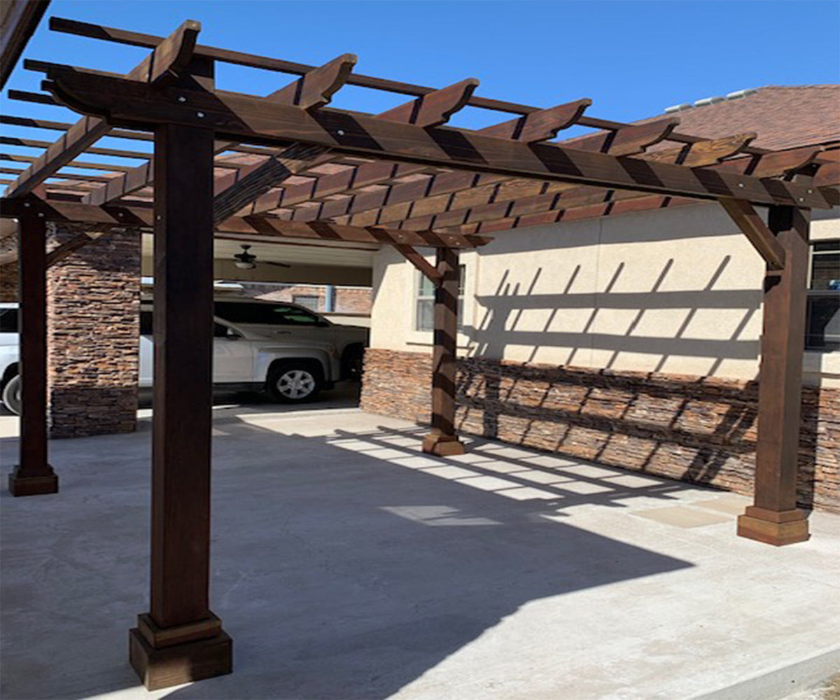 Best Redwood Outdoor Super Deck Redwood Pergola