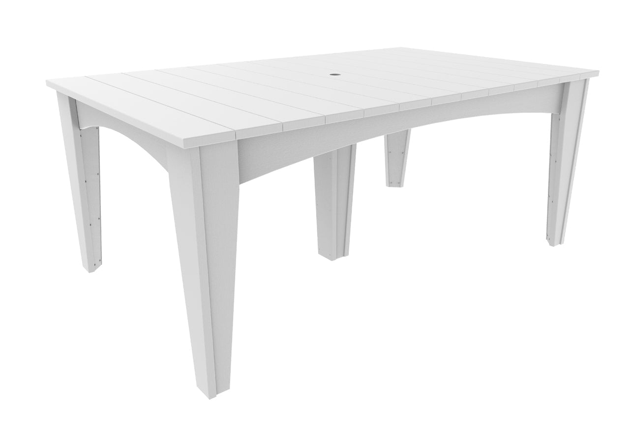 LuxCraft 44″ × 72″ Island Dining Table Set
