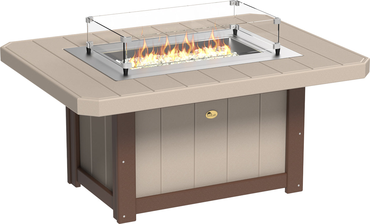 LuxCraft Lumin Fire Pit 51″ Rectangular