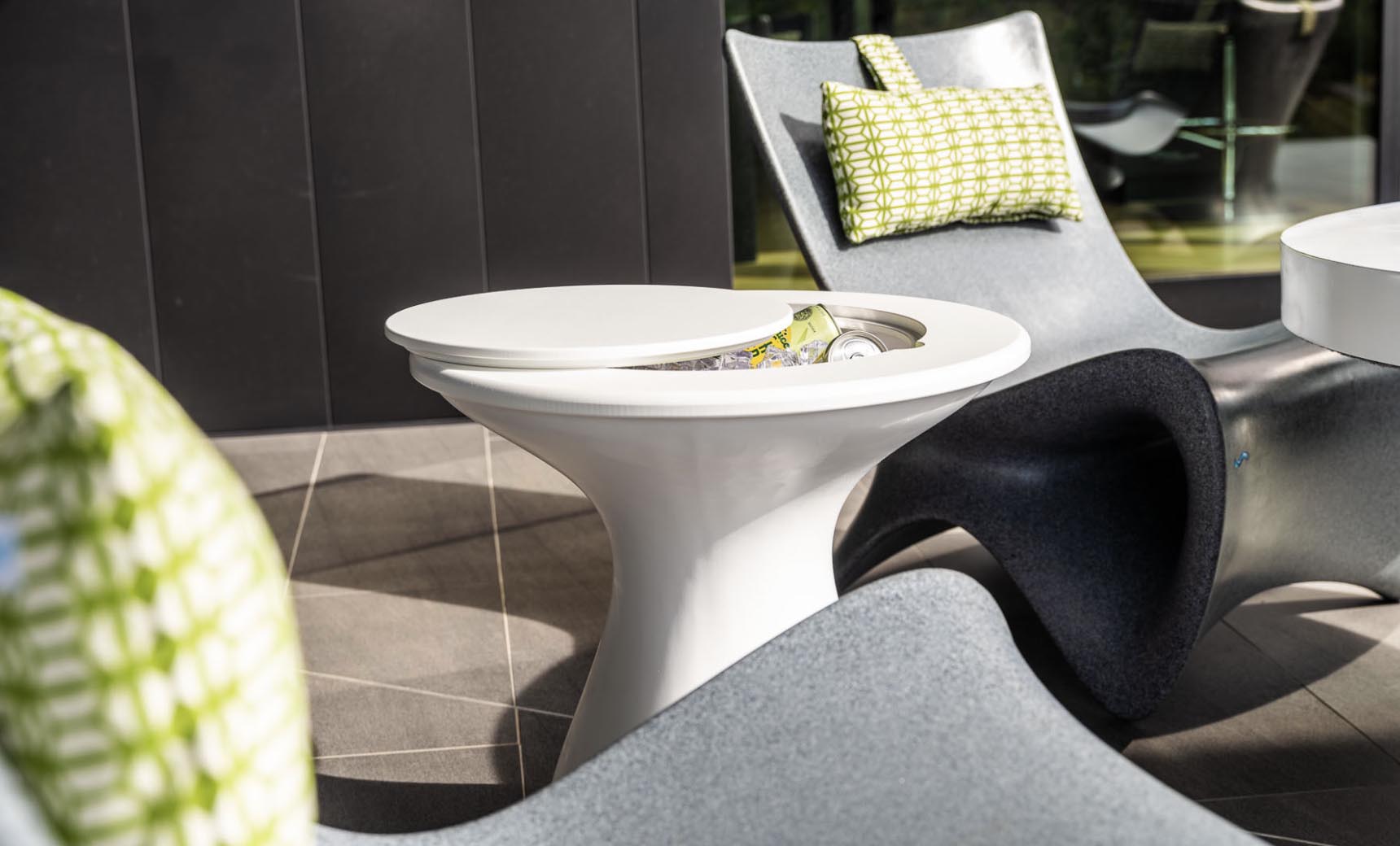 Ledge Lounger Autograph Chaise Island Lounge Set