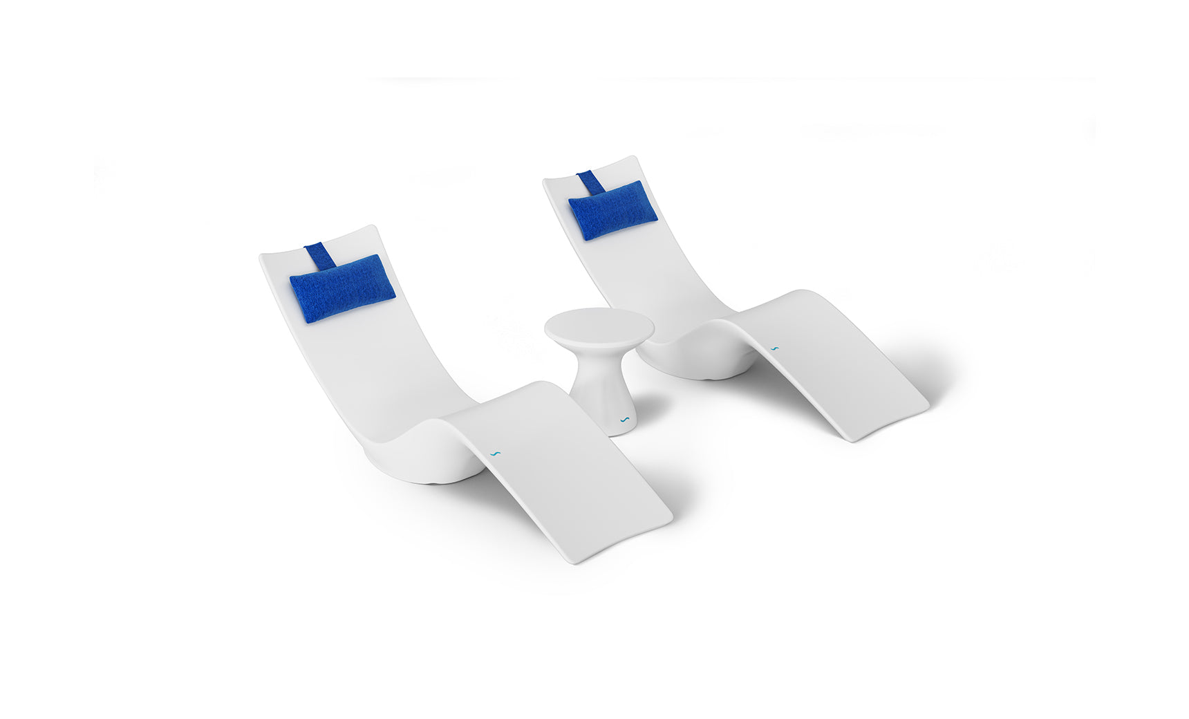 Ledge Lounger Autograph Resort In-Pool Chair, Side Table, and Pillow Bundle