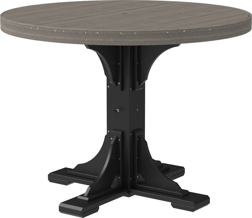 LuxCraft Deluxe Poly 48″ Round Table Set 2