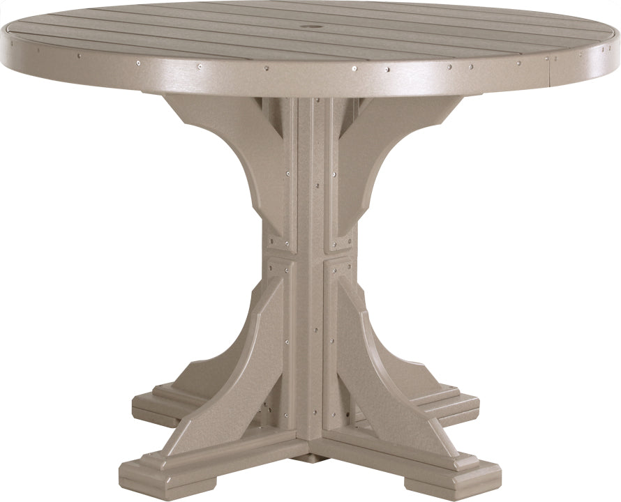 LuxCraft Deluxe Poly 48″ Round Table Set 2