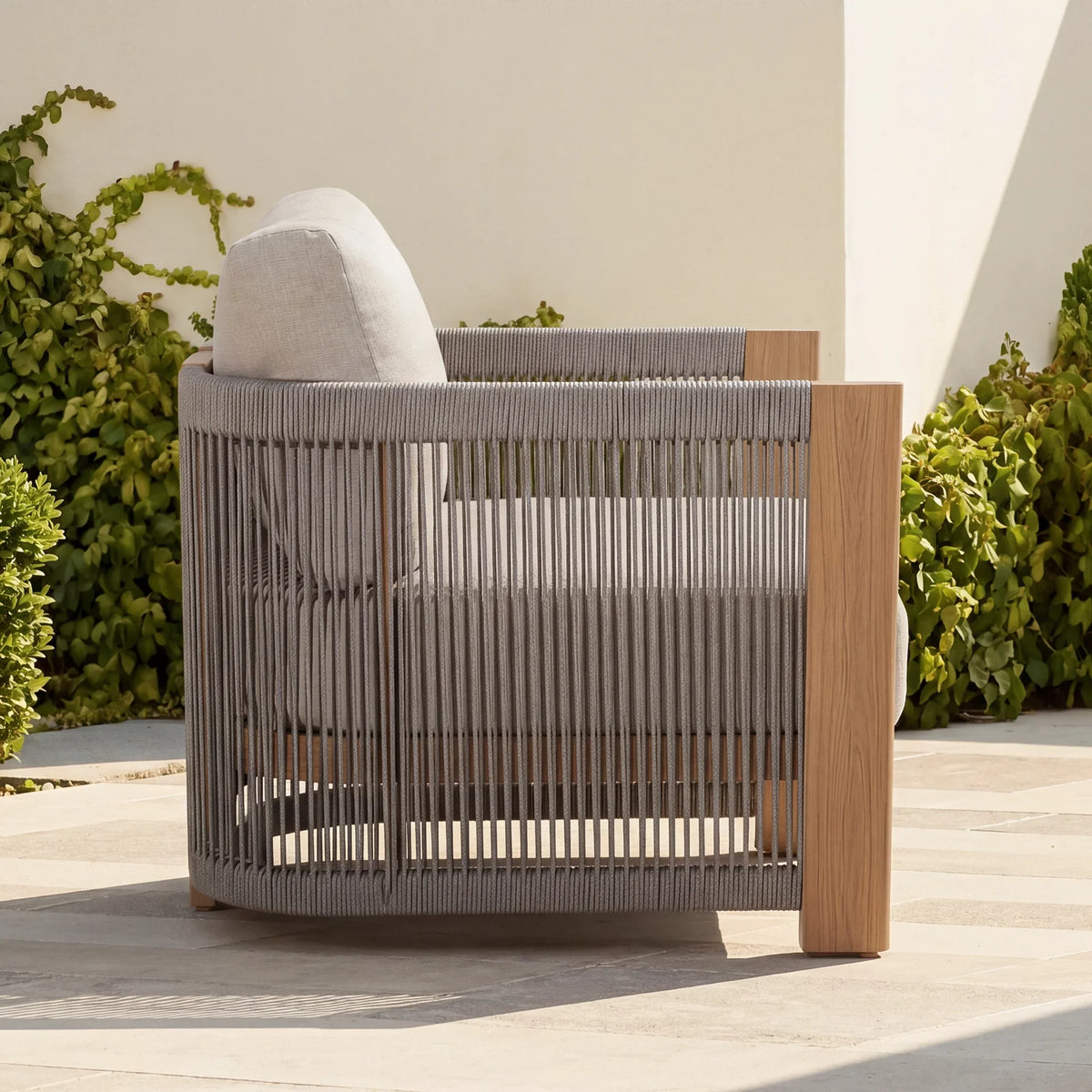 Peak Home Furnishings Positano 5-Piece Aluminum Outdoor Seating Set with Sunbrella® Cushions